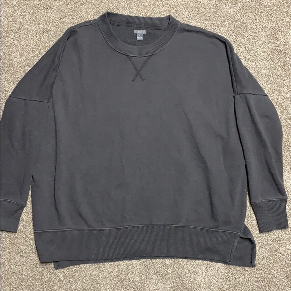 Aerie gray pullover sweatshirt